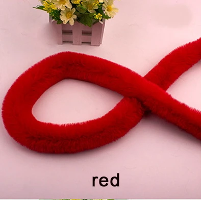 Лента из кроличьего меха Рекс пушистая отделка сделай сам пуховик Декор шитье