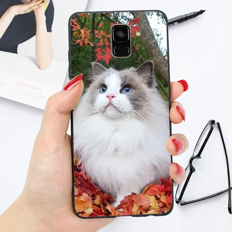 oo9 Мягкий для samsung J6 плюс чехол Глянцевая блестящая для samsung Galaxy J4 Plus J3 J5 J7 чехол Coque - Цвет: oo9