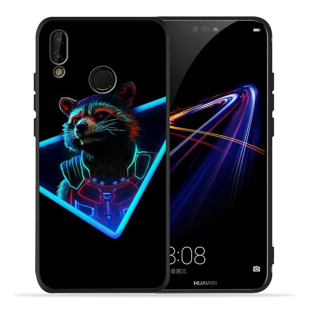 Марвел, Мстители, паук-человек Groot чехол для huawei P30 для huawei p20 lite mate 20 lite Honor 8X9 10 20i V20 PSmart Etui