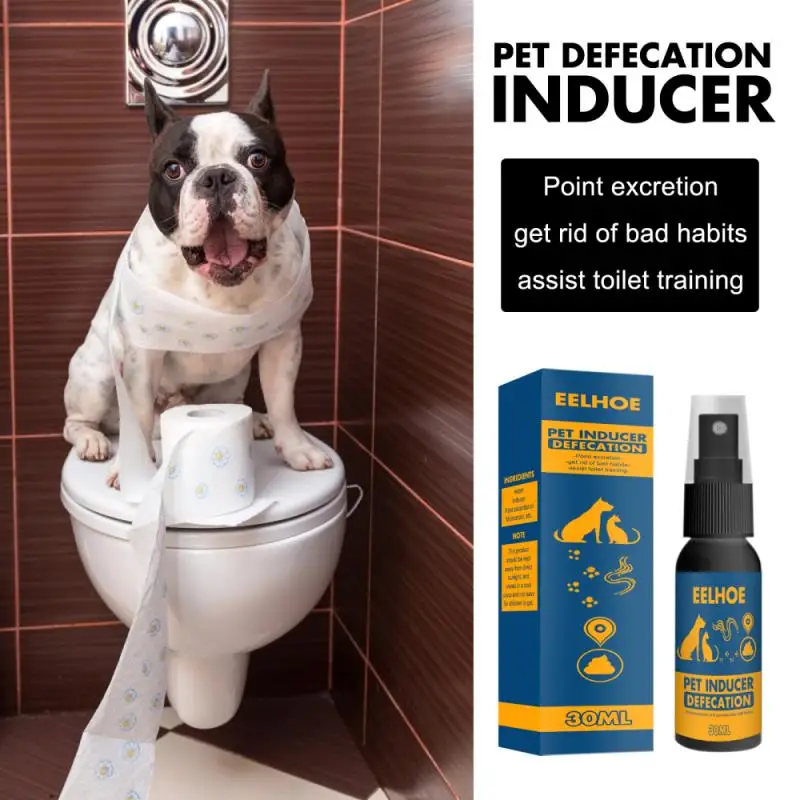 30ml Defecation Inducing Spray Pet Dog Inducer Toilet Training Puppy Positioning Potty Healthy |