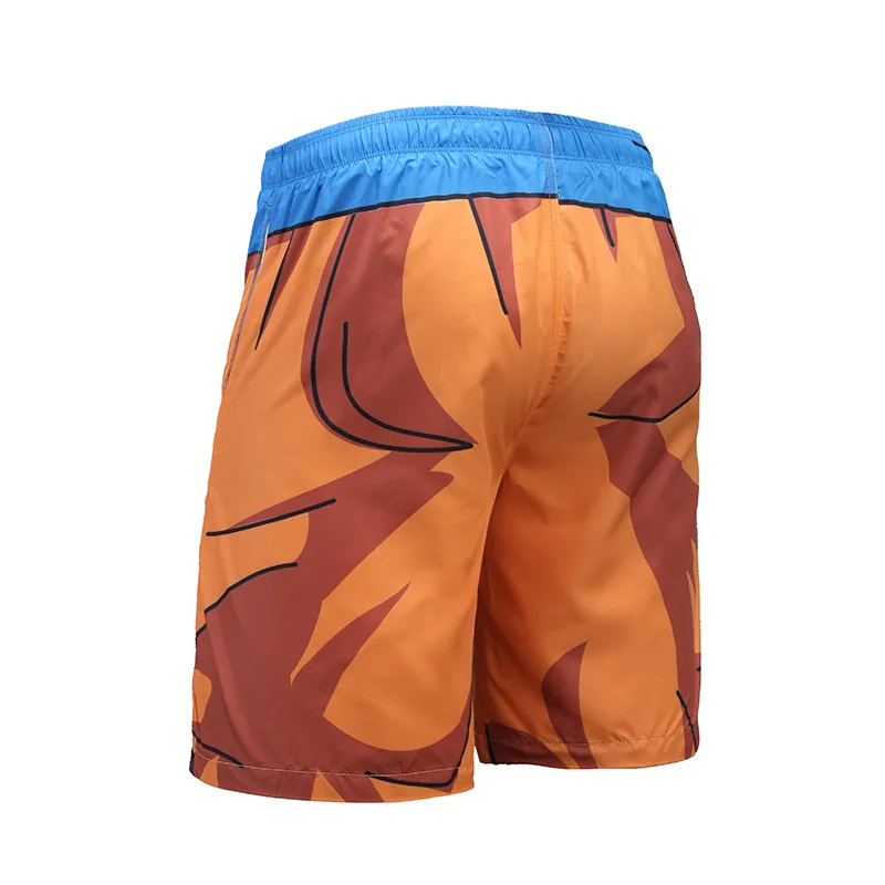 

2021 New Summer Mens Swimsuit Beach Pants 3D Printed Cartoon Anime Casual Hip Hop Anime Adult Loose Beach Swimming Pants