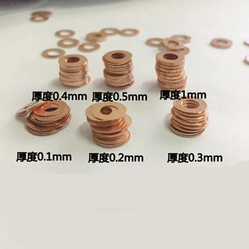 Медная Прокладка толщиной 0 1 5 мм мойка с манометром M2.5 M3|Мойки| |