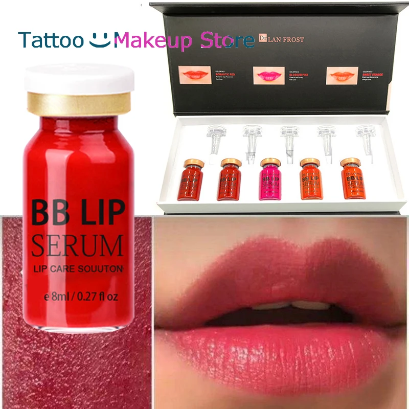 

Meso BB Lips Glow Korean Makeup BB Lips Serum Cream for BB Machine Treatment Mouth Brightening Lipstick Permanent Makeup 8ml Kit