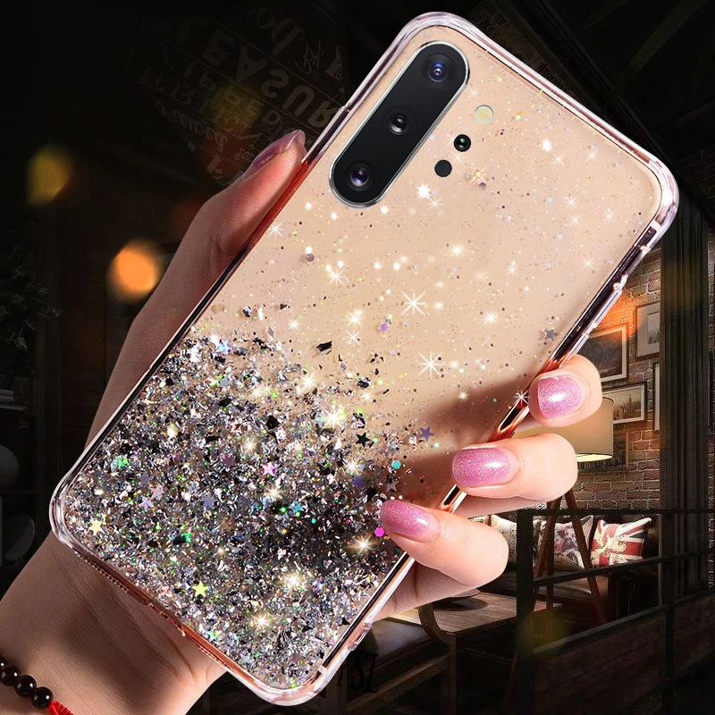 Glitter Bling Case For Vivo Y11 Y19 2019 Y15 Y17 Y12 Y3 Y5s Y7S Y9S V17 V15 V11 X27 X23 S5 S6 Z5X S1 Pro Soft Epoxy Case Cover images - 6