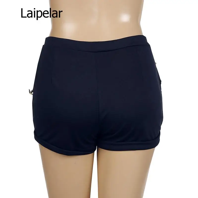 

Summer Solid Color High Waist Shorts Women Casual Wild Thin Shorts New Fashion Slim Elastic Waist Shorts High Quality