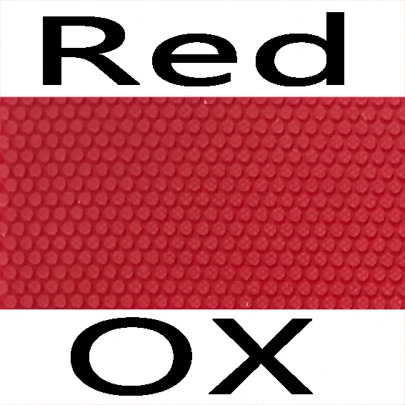 Red OX Meteor 71-2 Средний прыщи из настольного тенниса pingpong резиновый бык без губки список - Цвет: Red OX