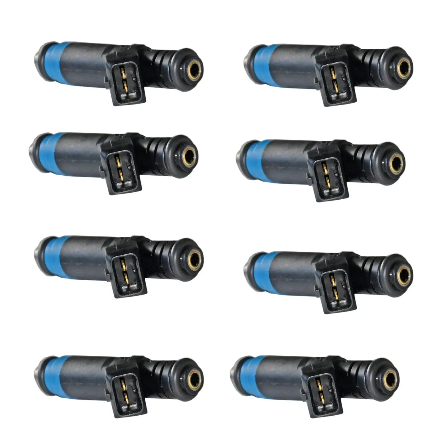 

AP02 New Set (8) For Siemens Deka 80 LB High Impedance Fuel Injectors EV1 110324 FI114992