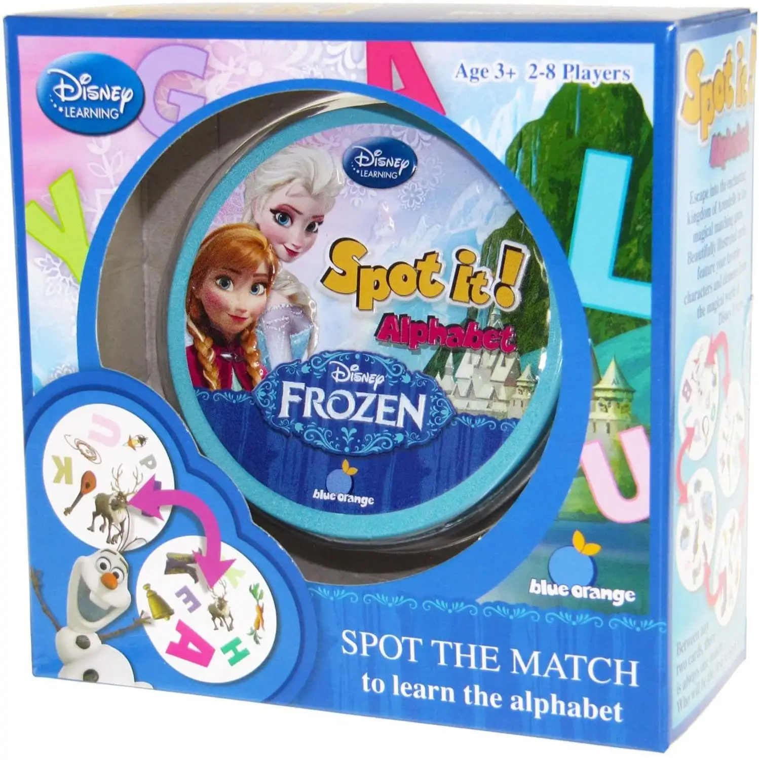 Настольная игра Холодное сердце Дисней Эльза пятно это и добль настольная для