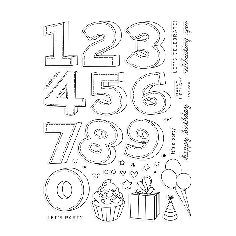 Одуванчик угол эльф прозрачные штампы/Силиконовая печать для заколки детей