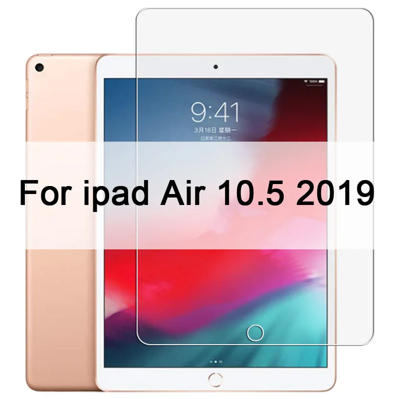 For ipad 10.5 2019 9H закаленное стекло для iPad 10,2 дюймов 2.5D полное покрытие экрана протектор для iPad Pro 11 Air 2 3 MiNi 5 4 3 2 стекло - Цвет: For ipad 10.5 2019