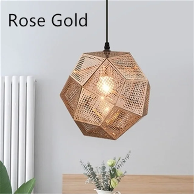 

Creative Metal Light Simple Light Shadow Multi Faceted Spherical Lamp Dining Room Lamp Coffee Bar Club Light Free Shipping