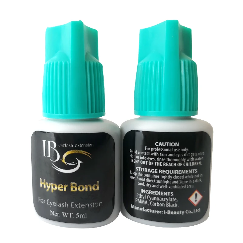 0.5 Second Glue For Eyelash Extension Black Adhesive For Russian Lashes Hyper Bond Glue for lashes Fast Drying Eyelashes Glue