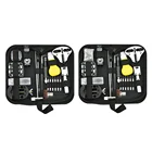 Съемник звеньев браслета часов, открывалка для задней крышки чехла с регулирующим молотком, 153-208 шт., набор инструментов для ремонта часов, ремешка, браслета