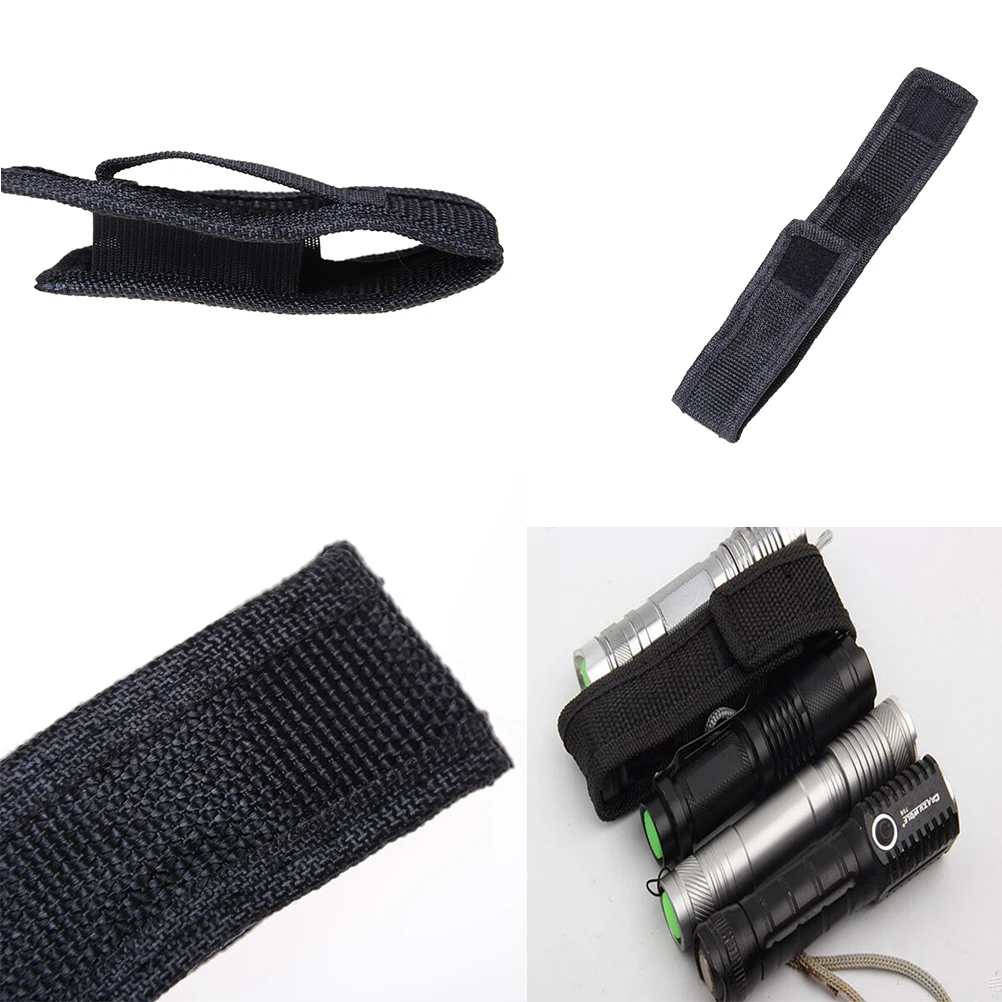 

1PCS 14cm Torch Holster Holder Flashlight Torch Belt Bag LED Flashlight Aluminum LED Torch Zoomable Flash Light