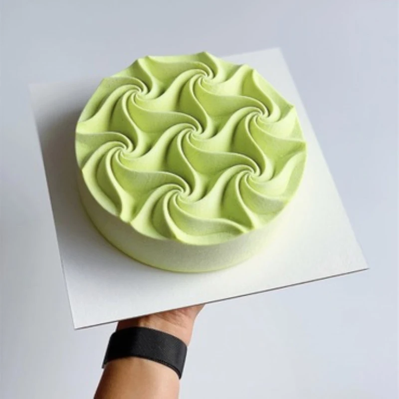 Силиконовая волнистая форма Сырная 3D для мусса мыло свеча желе кексы выпечка