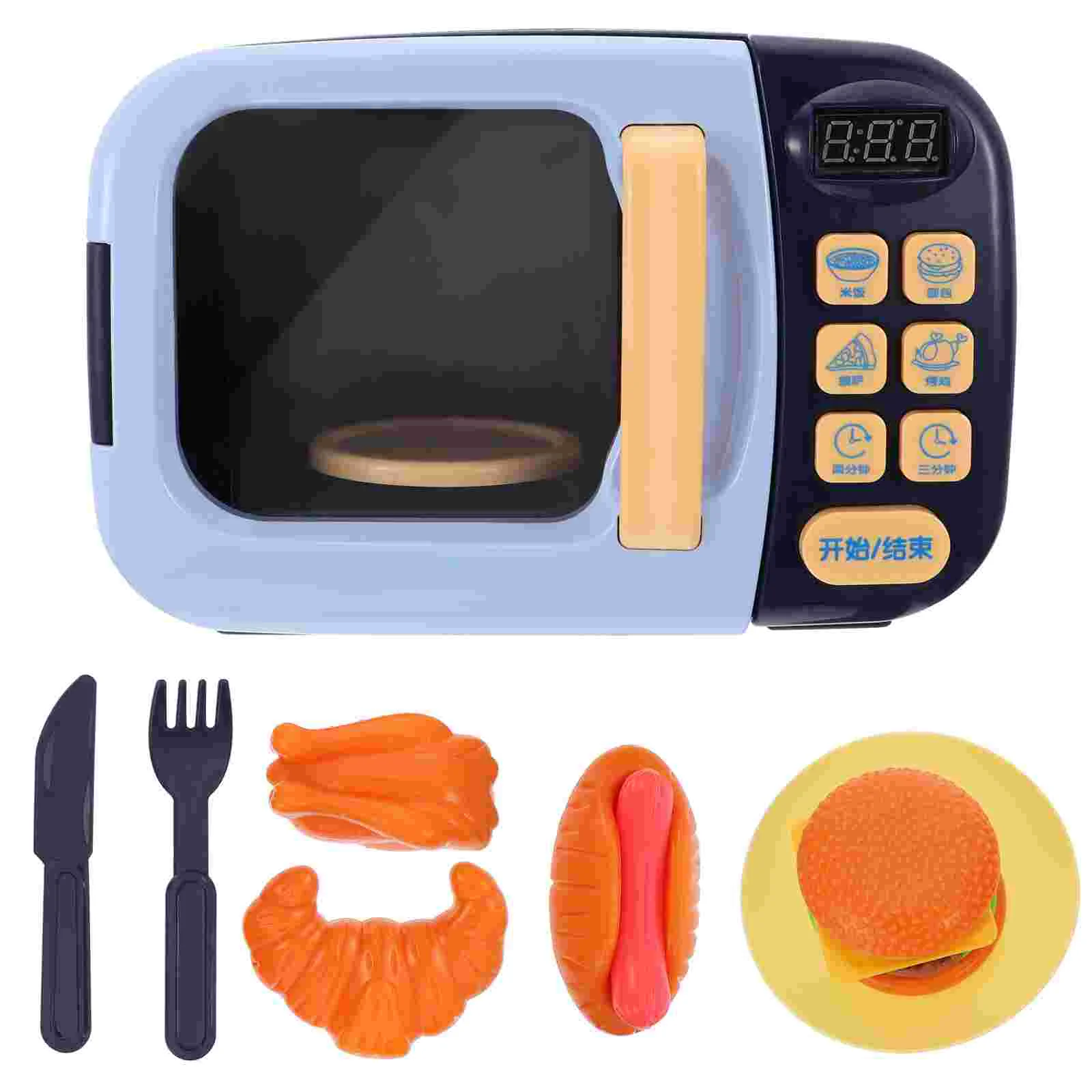 

1 Set/13pcs Microwave Oven Role Play Kids Kitchen Utensils