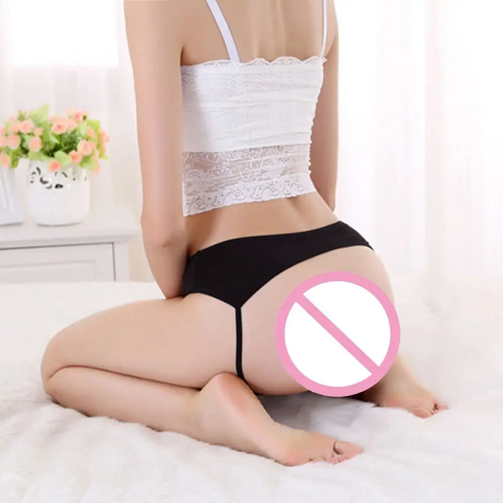 

New lingerie Women Sexy Lace Open Butt Backless Panties Thongs Lingerie Underwear Seamless sexy thong Black Lingerie