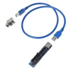 Дополнительная карта PCI Express USB 3,0 адаптер Райзер удлинитель PCIE Райзер карта USB 3,0 PCI-E SATA PCI E Райзер PCI Express X1 в слот X4