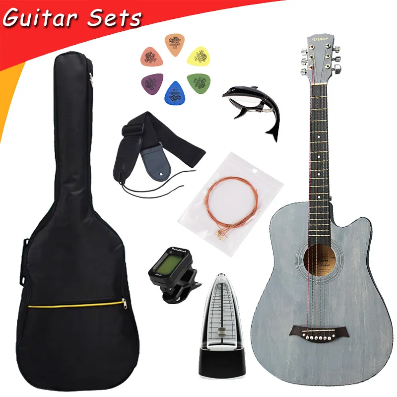 Акустическая гитара 38 дюймов для студентов практики начинающих великолепная из