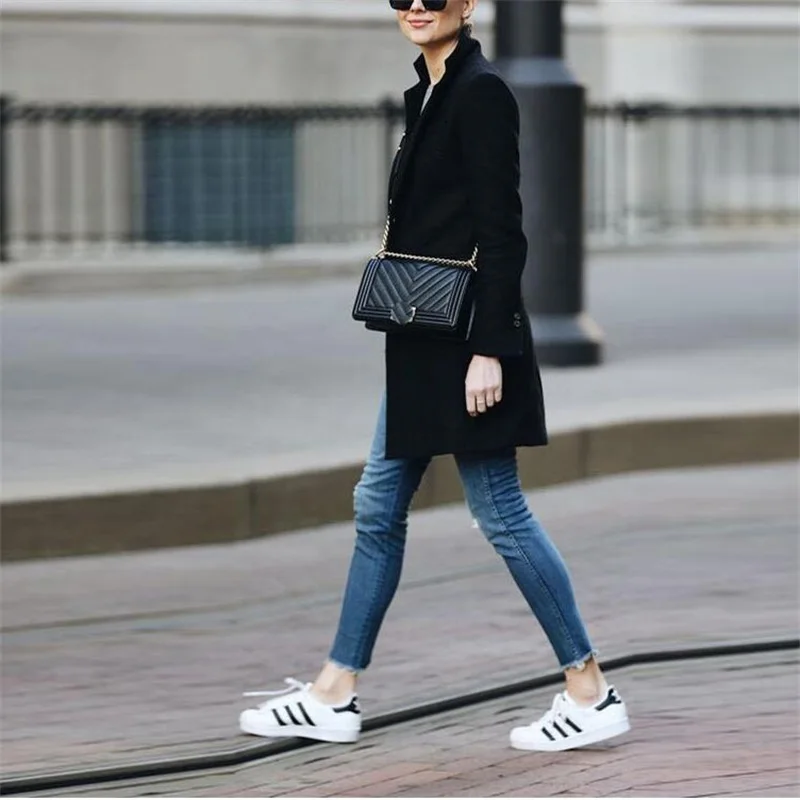 

Coat Female 2019 Korean Women Coat Female Autumn Long Slim Cardigan Especially Women Winter Long Coats Thick Warm Feminine Coat