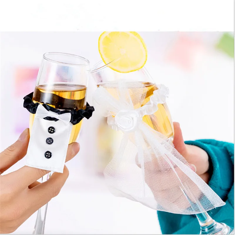 Набор свадебных чашек украшение для свадьбы бракосочетания коктейльное