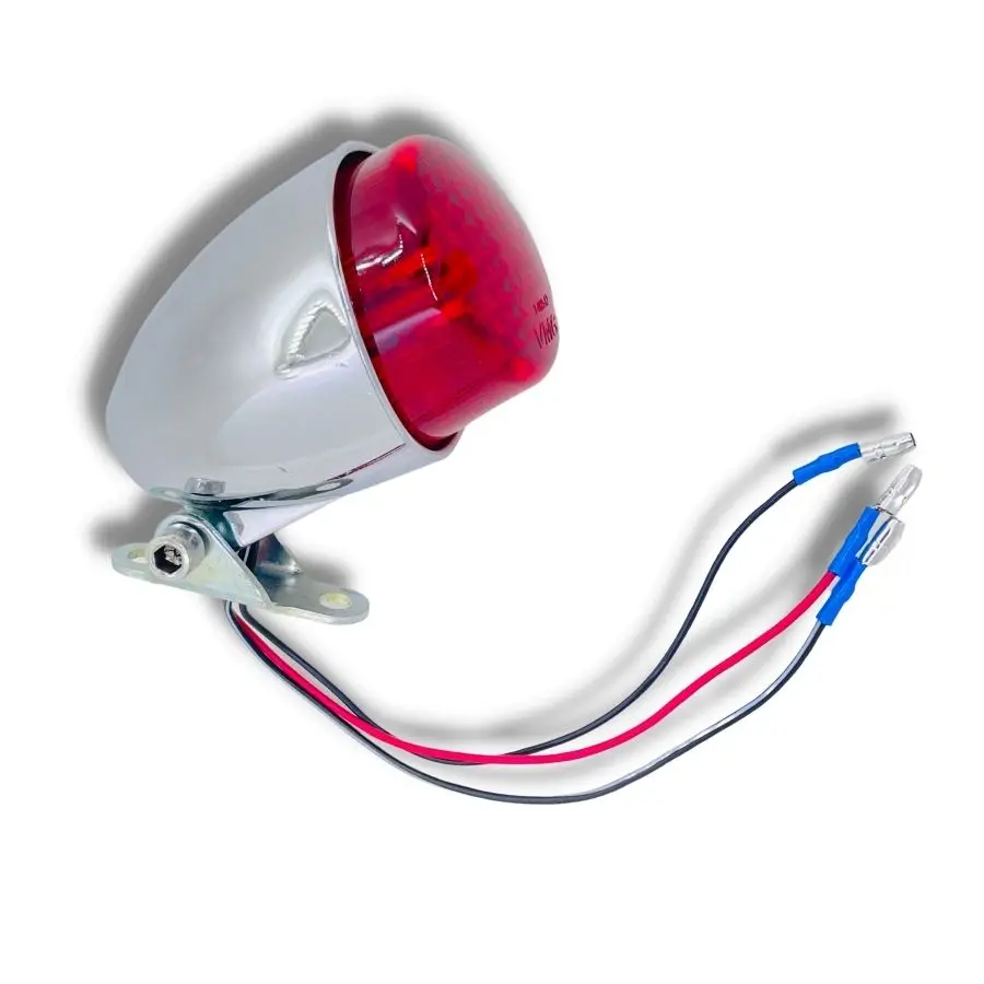 Мотоциклетный задний фонарь Yecnecty черный корпус из АБС пластика + металлический