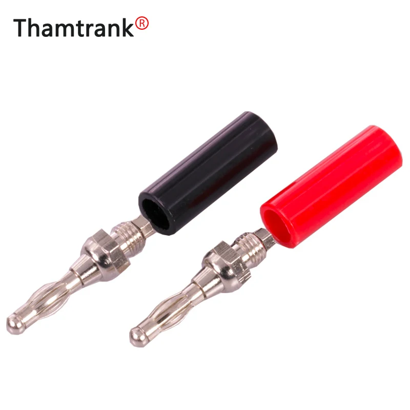 2 шт./Лот высококачественные черные и красные 4 мм разъемы типа банан адаптер