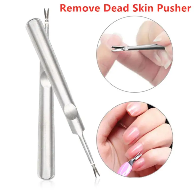 

5PCS/Set Cuticle Remover Dead Skin Pusher Scraper Nail Trimmer Cuticle Remover Dead Skin Pusher Nail Art Cleaner Care Tools Hot