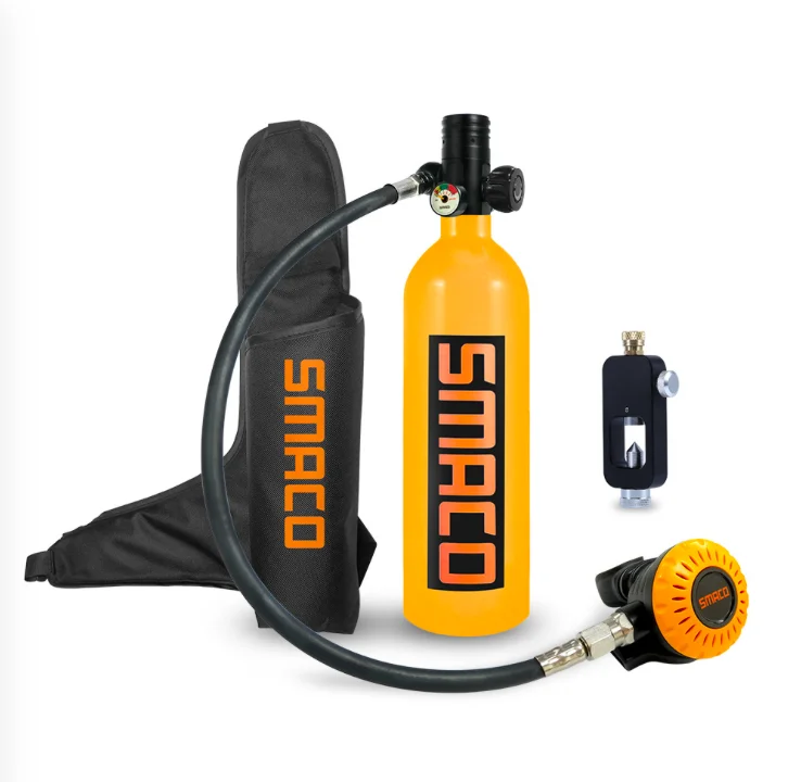 

20 minutes underwater diving S400 + rotatable joint 1L + back coverdiving respirator