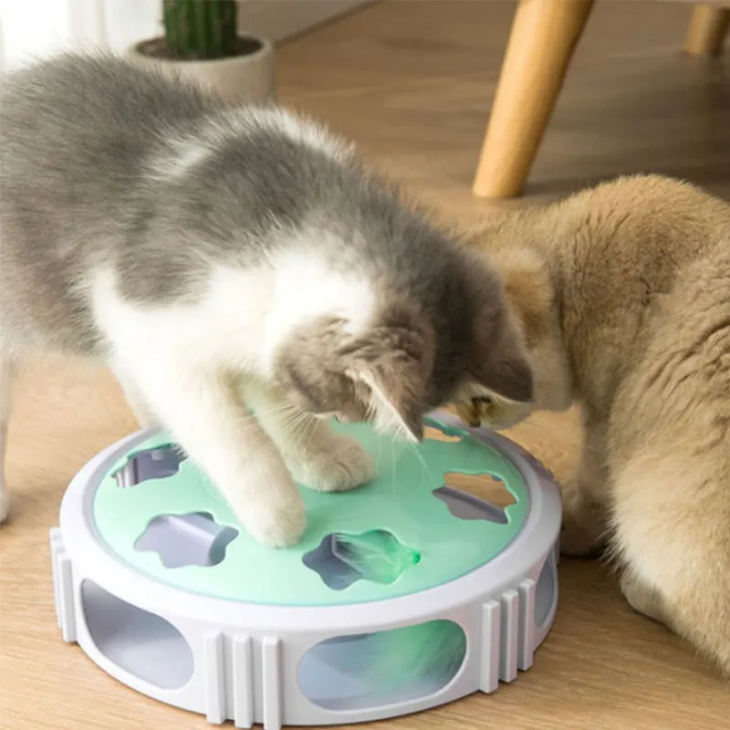 

Interactive Cat Tease Toy, Electronic Smart Moving Feather