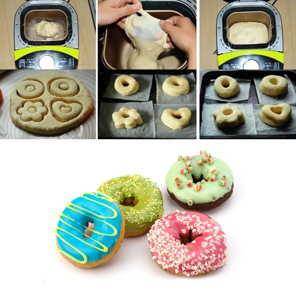 Baking Tool Cake Mould Donut Silicone Pan Bread Nice Party Doughnut Fondant Biscuit DIY Mold Kids Bakery Plastic | Дом и сад