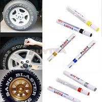 7 colors waterproof car tyre tire tread rubber metal permanent paint marker pen