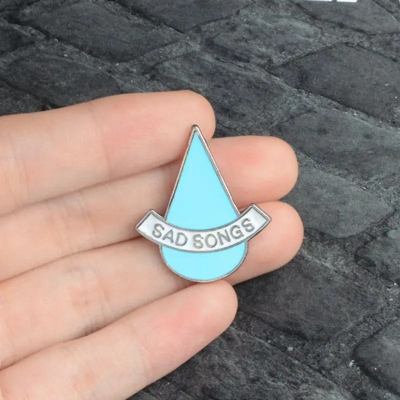 

Creative Badge Water Drop Casual Icon Backpack Decoration Clothing Bag Women Lady Student Girls Gifts Jacket Jean Pins 85LB