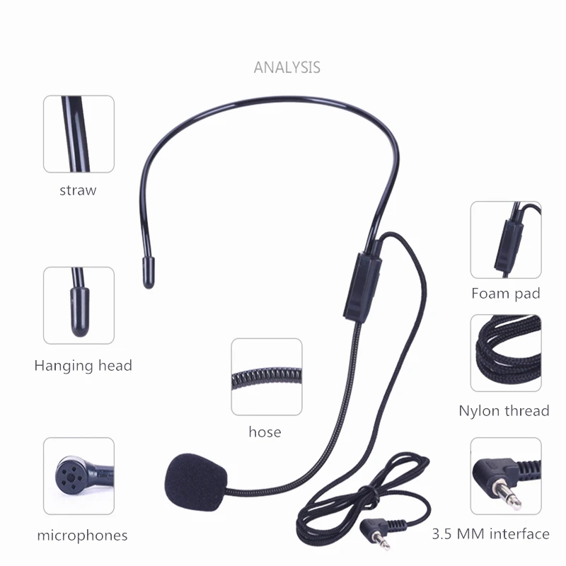 Портативный Аудио и видеомикрофон металлический аудиомикрофон 3 5 мм для