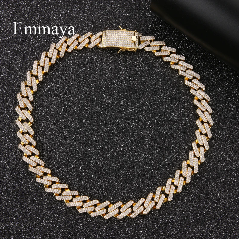 Emmaya Модный золотой браслет в стиле хип хоп для классных женщин и девочек