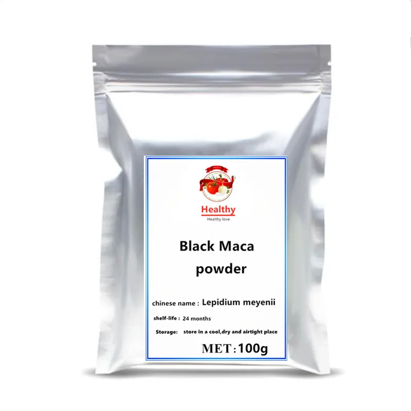 

High quality ultimate peruvian maca root extract Health Product Organic Pure black maca powder sperm improvement man sex Libido,