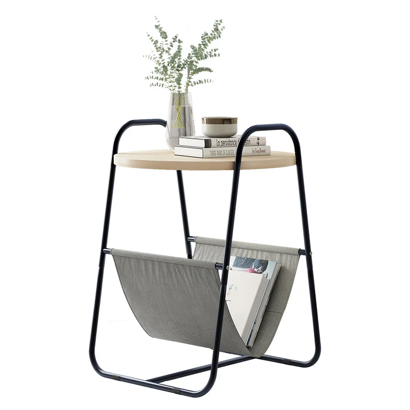 

Modern minimalist coffee table Nordic creative home small apartment table bedside bedroom storage small round table WF