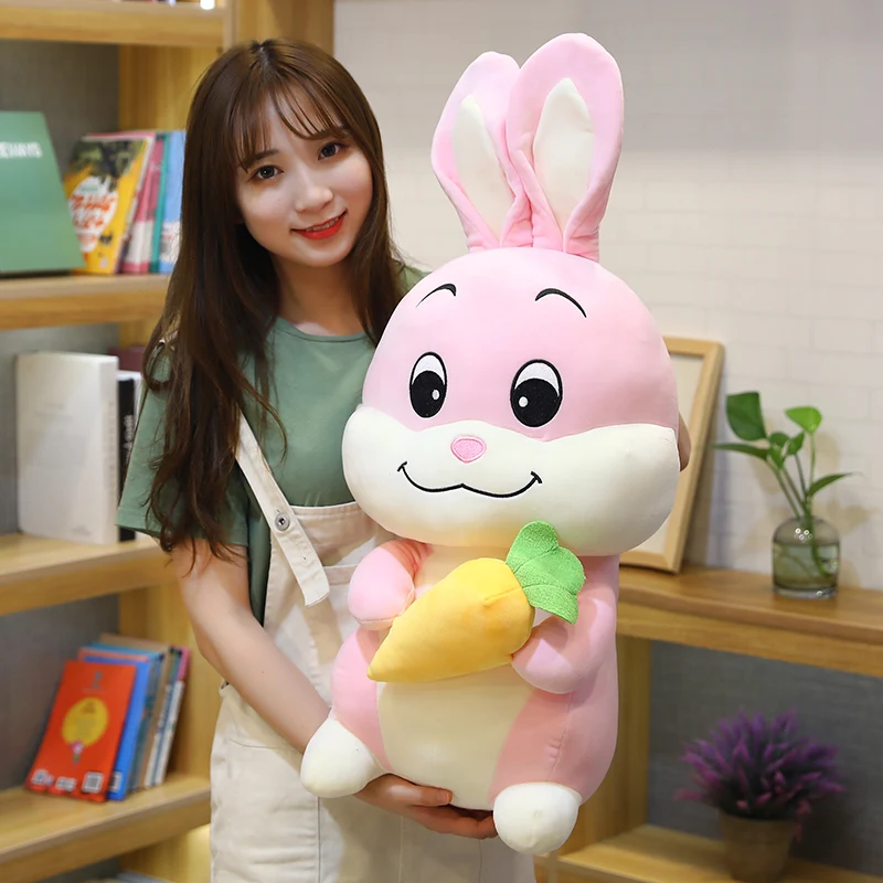 

Warm Cute Rabbit Plush Toys Plush Rabbit Toy Soft Pillow Stuffed Animal Cute Cushion Kids Doll Pillow Children Xmas Gift