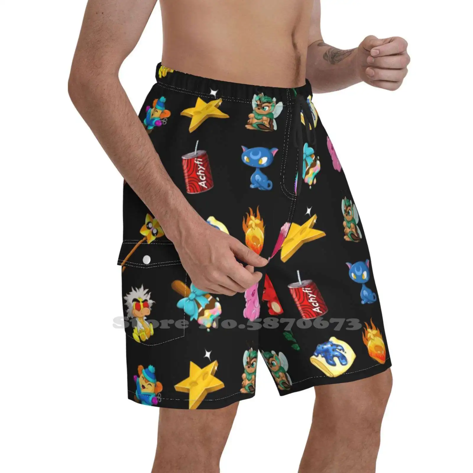 

Товары Neopets, дышащие персональные праздничные пляжные шорты, Neopets Neopia ностальгия 90-е 1920-е, игра детства Achyfi