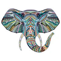 unique animals wooden jigsaw puzzles for adults kids wooden puzzle educational toys gifts wood diy crafts elephant puzzle games