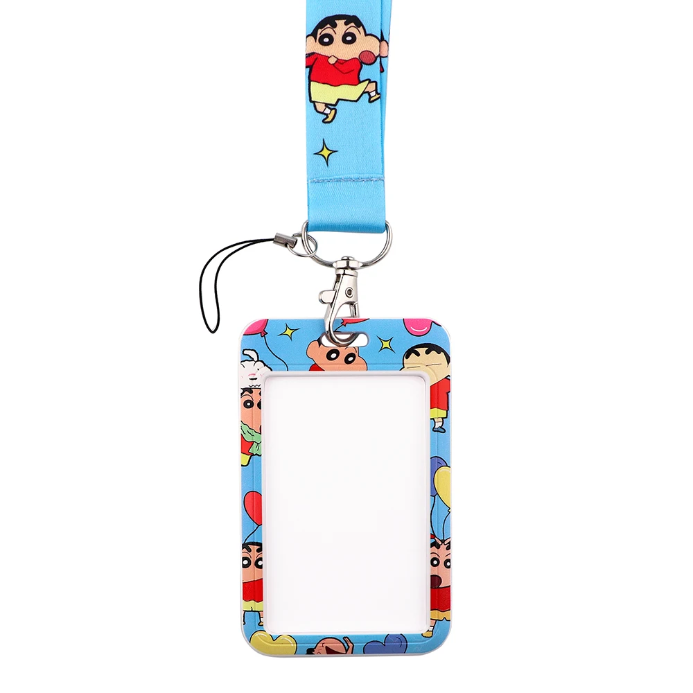 dz1784 japanese anime funny lanyard keychain id badge holders mobile phone rope key lanyard neck straps key rings accessories free global shipping