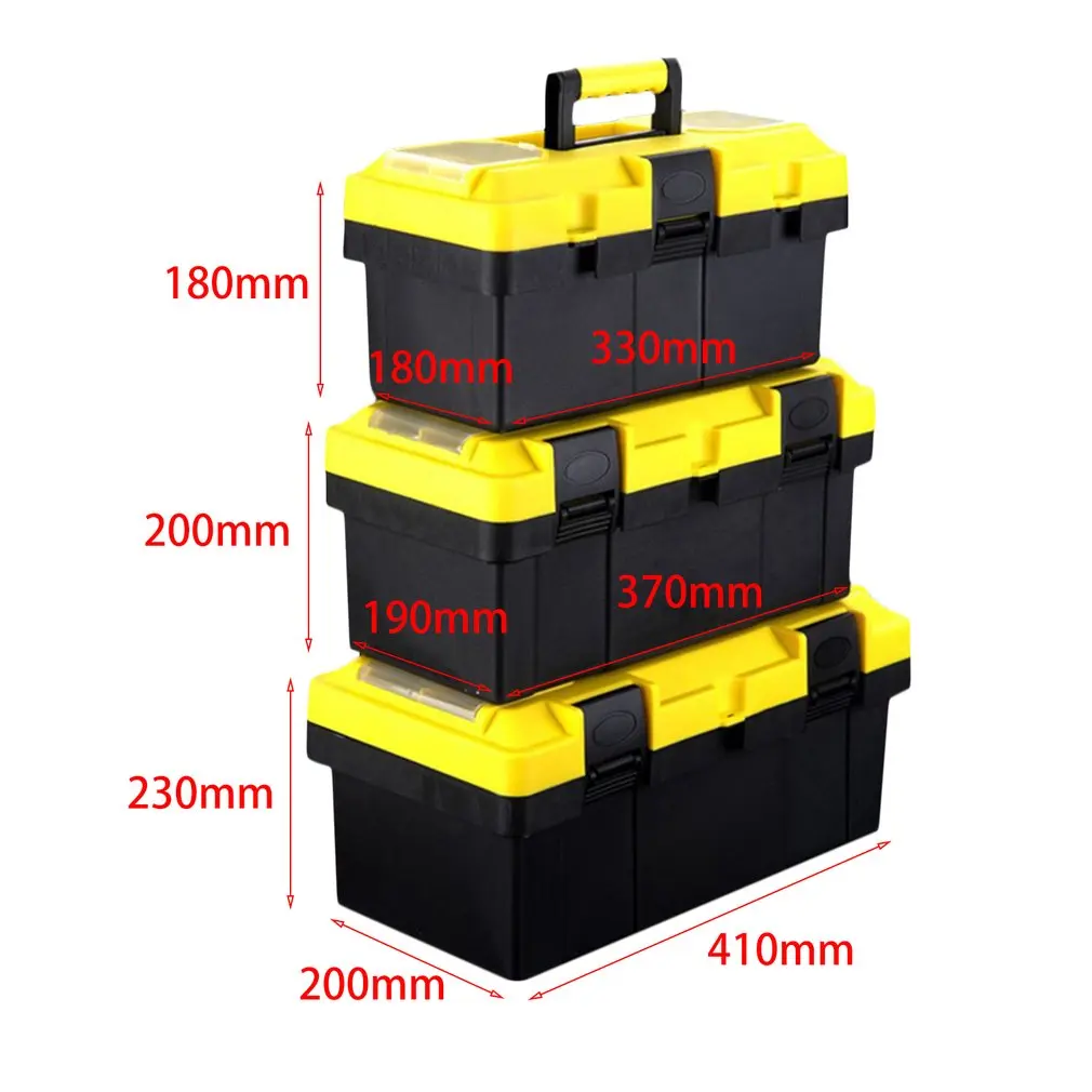 

Cimiva 14 inch/17inch/19inch Repair Tool Box Household Durable Survival Case Premium Repair Tool Box 0.28JCZQ386701