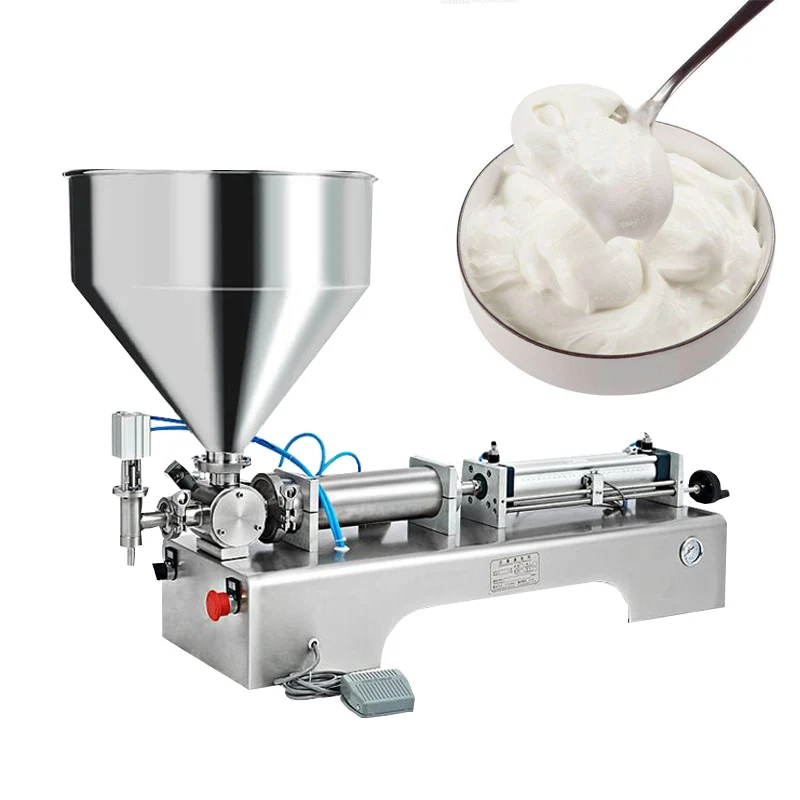 

30L/40L Single-head paste filling machine for face cream tomato sauce peanut sauce chili sauce filling machine