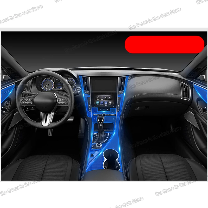 Пленка-наклейка для экрана навигатора gps Lsrtw2017 из ТПУ Infiniti Q60 2017 2018 2019 2020 с защитой