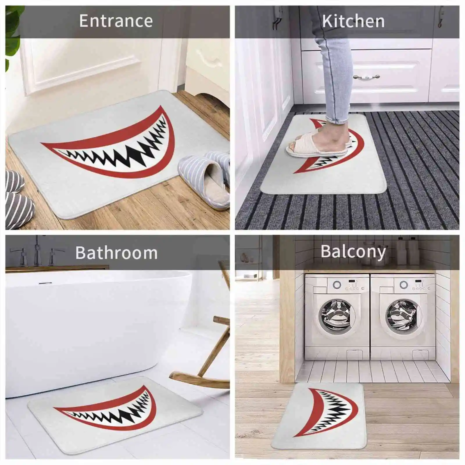 Мягкая подставка для ног с акулами товары комнаты ковер | Дом и сад