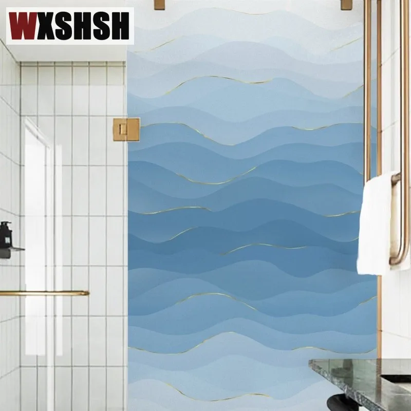 Статическая липкая стеклянная наклейка размером 0 см 100 х 10 геометрический узор