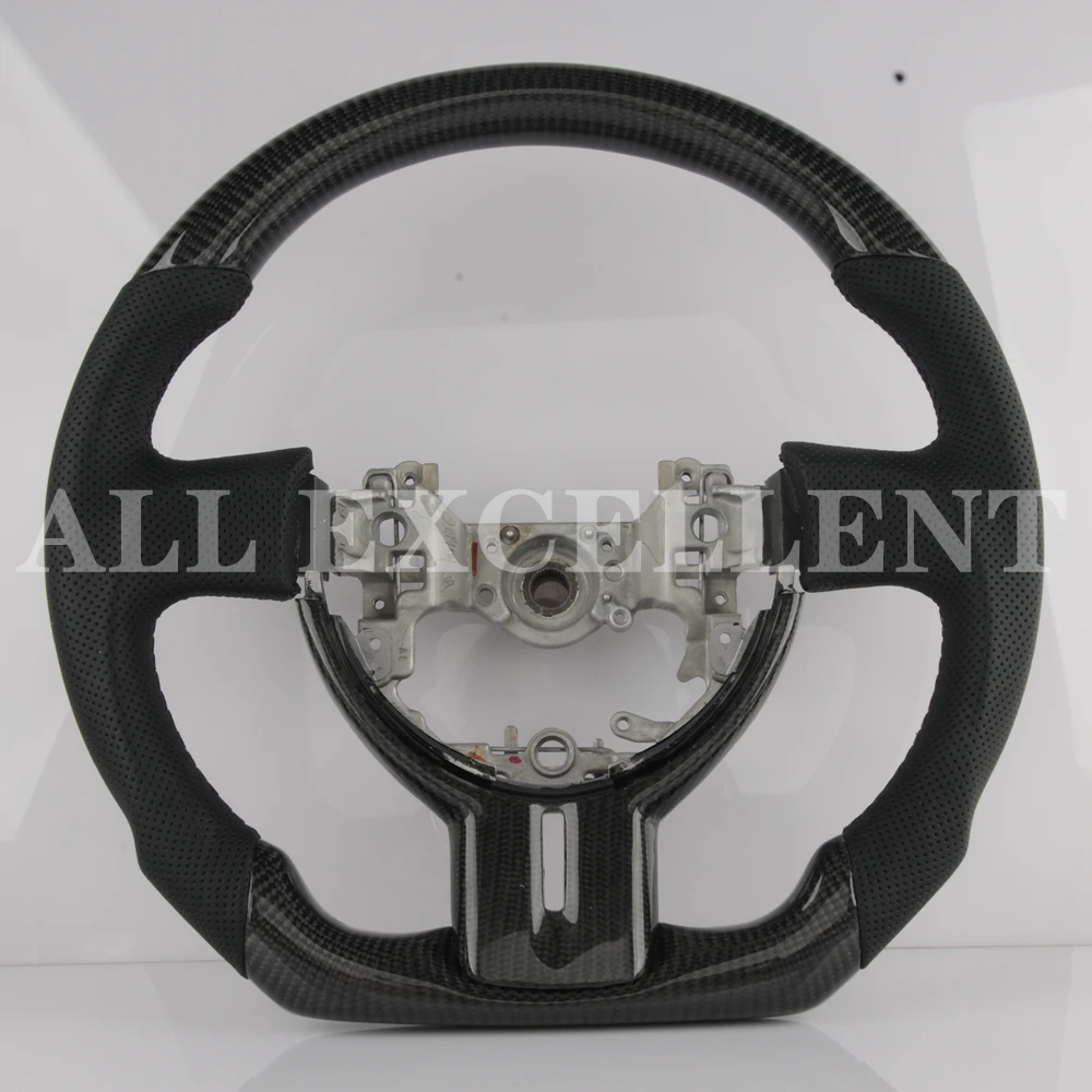 Цена Перфорированная кожа на руль из углеродного волокна с отделкой для Toyota 86 2013-2018, для Subaru BRZ, замена рулевого колеса