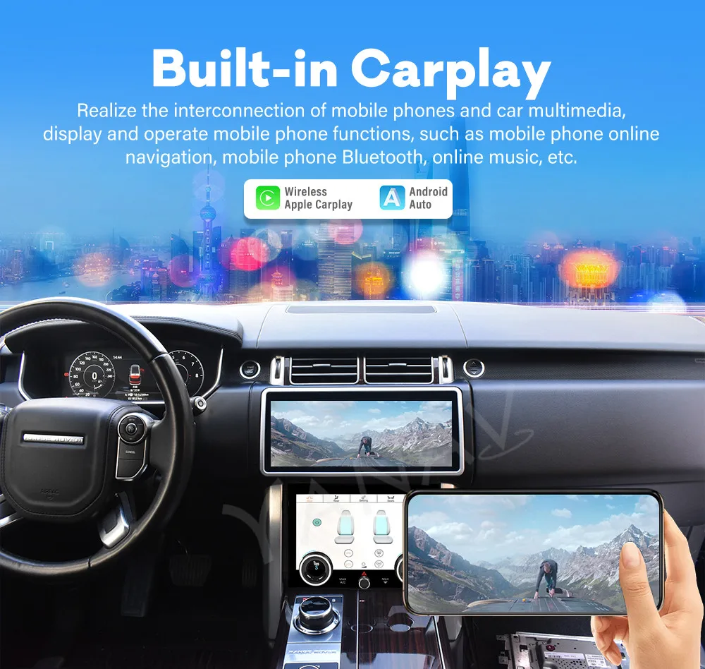

Автомагнитола для Land Rover Range Rover Vogue L405 2013-2017 Android 2 Din GPS-навигация стерео приемник мультимедийный плеер
