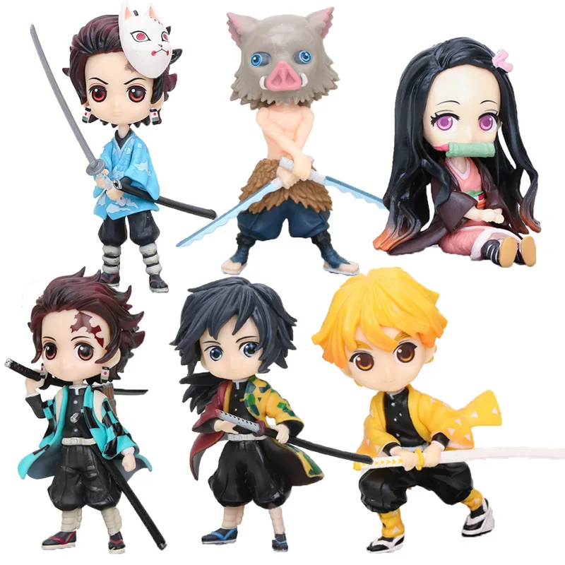 Q Posket маленькая игрушка Vol.2 игрушечная фигурка уничтожителя демонов Kimetsu No Yaiba Inosuke