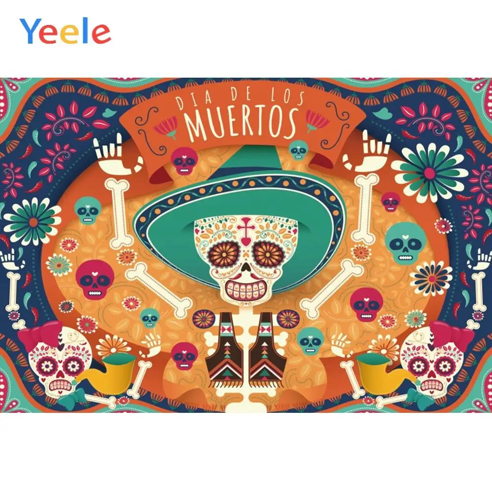 

Yeele Day of the Dead soul Miss индивидуальные вечерние тканевые фоны для фотосъемки для фотостудии